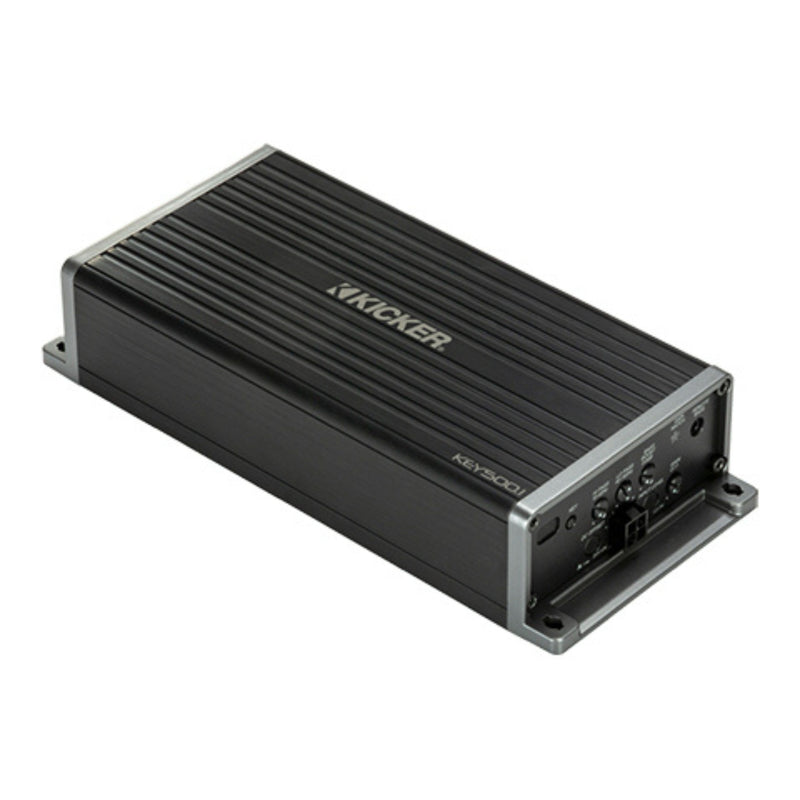 Kicker Smart Monoblock Subwoofer Amplifier Bass Boost 500W 1/2/4Ohm +Install Kit