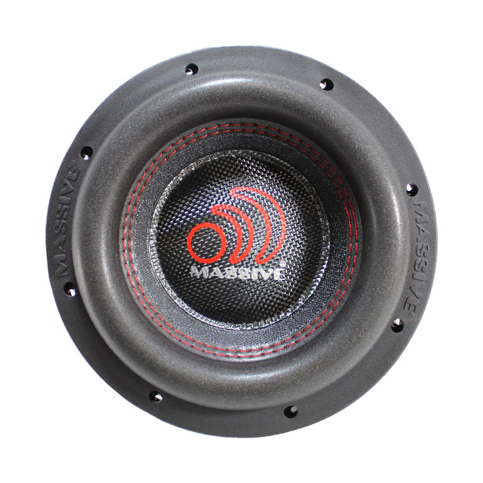 Massive Audio 8" 1000W Subwoofer Dual 4 Ohm Voice Coil Competition HIPPO84V2