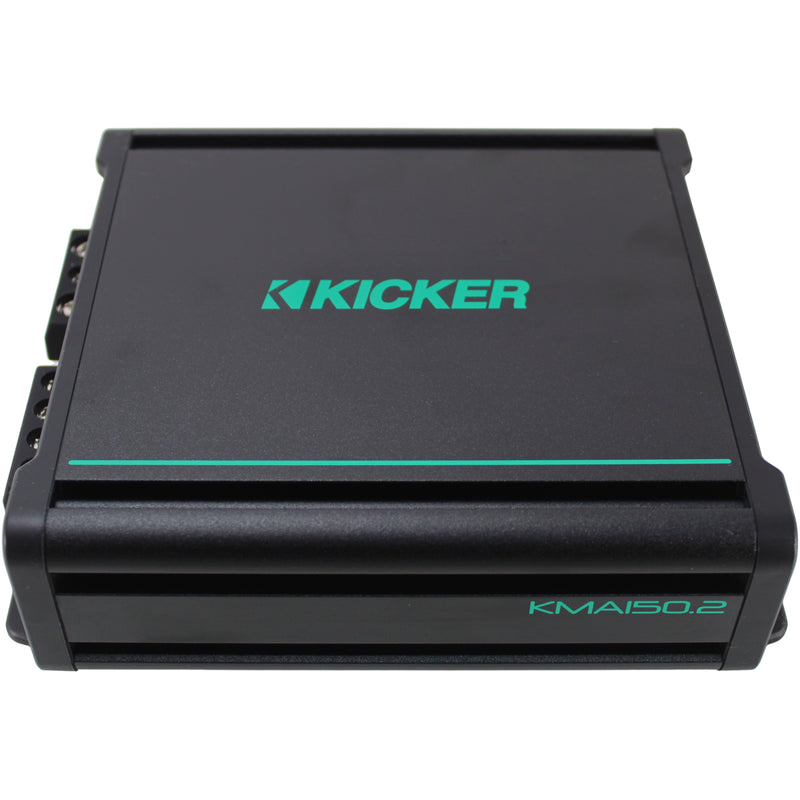 Kicker KMA1502 2 Channel Marine Amplifier Class A/B 150W RMS Bridgeable
