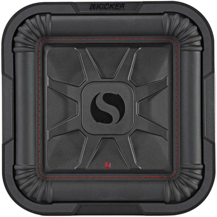 Kicker 10" 1000W Peak Dual 2 Ohm L7T Shallow-Mount Solo-Baric Subwoofer 46L7T102