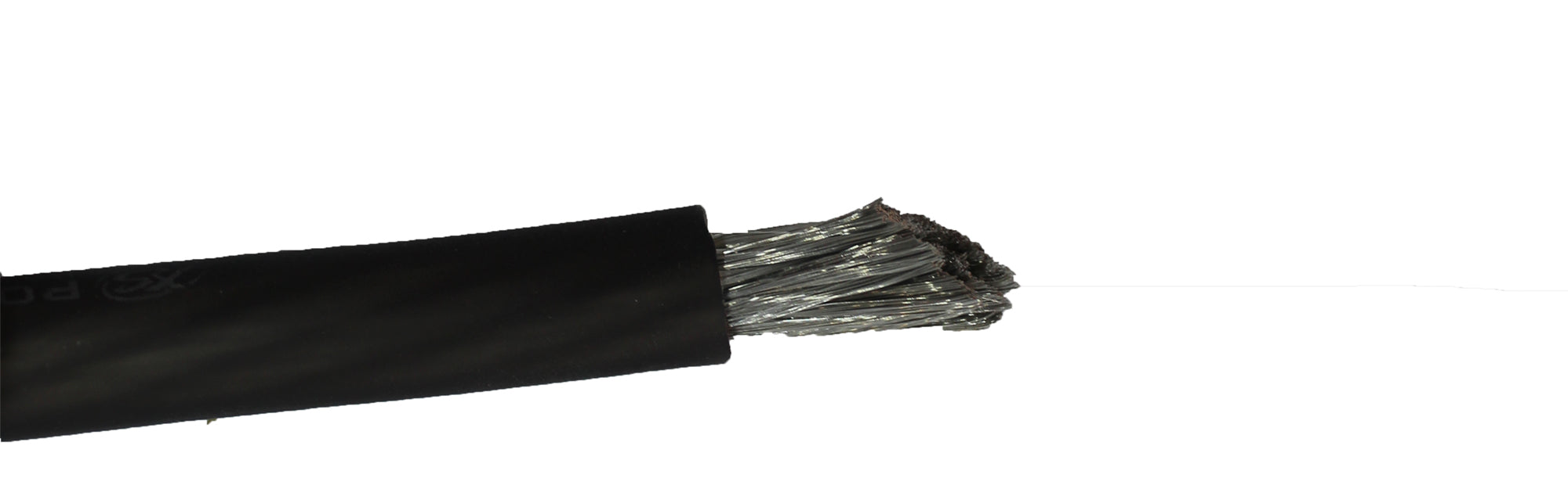 XS Power 4 AWG 100% OFC XS Flex Power/Ground Wire Black Lot Cut By The Foot