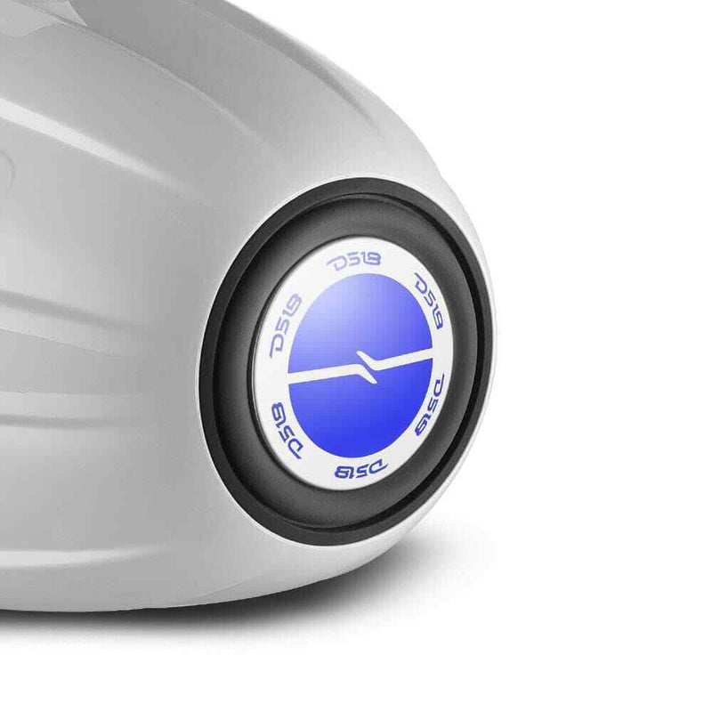 Pair of DS18 Hydro 6.5" 900W 4 Ohm RGB LED Marine Tower Speakers NXL-X6TPNEO/WH