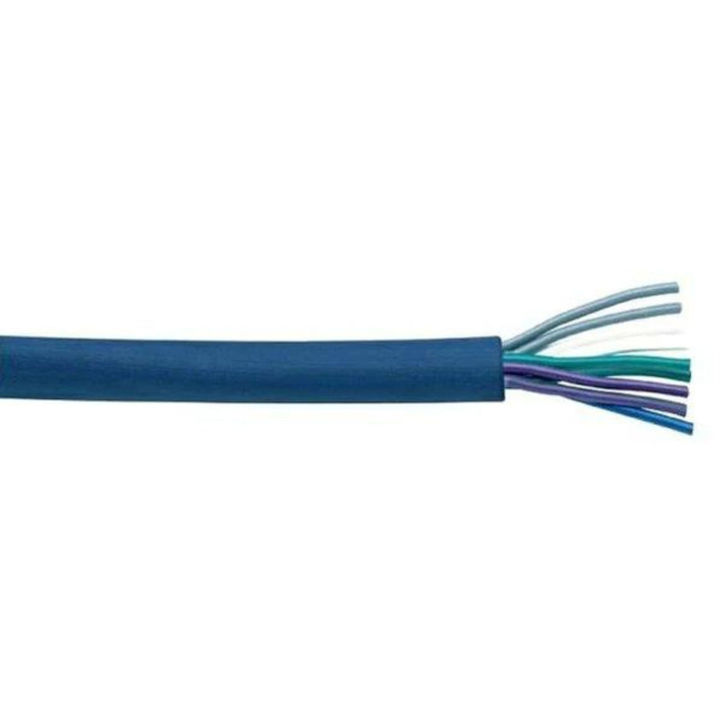 Install Bay 18 GA / 9 Conductor OFC Speaker Wire Blue Lot Cut By The Foot