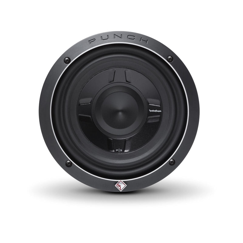 Rockford Fosgate 8" Punch P3S Shallow 300W Dual 4 Ohm Subwoofer P3SD4-8