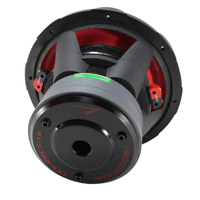 Audiopipe BD Series 12" Subwoofer - 1800W PMPO, 900W RMS, Dual 4-Ohm Voice Coils