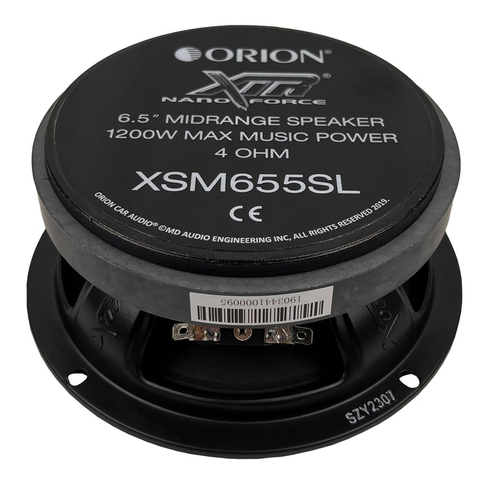 6.5" 300 Watt RMS 4-Ohm Slim Midrange Car Audio Speakers Orion XTR Series Pair