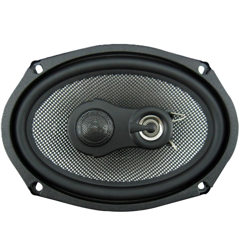 American Bass 6x9" 80W RMS 4 Ohm Coaxial Speaker Pair w/Neo Swivel Tweeter SQ6.9