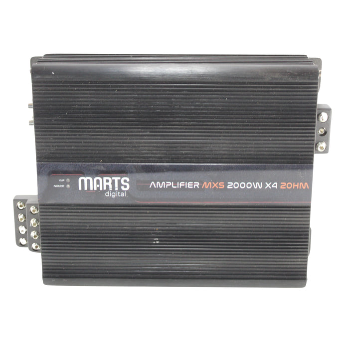 Marts Digital 4 Ch Amplifier Full Range Class D Compact 2000w 2 ohm OPEN BOX