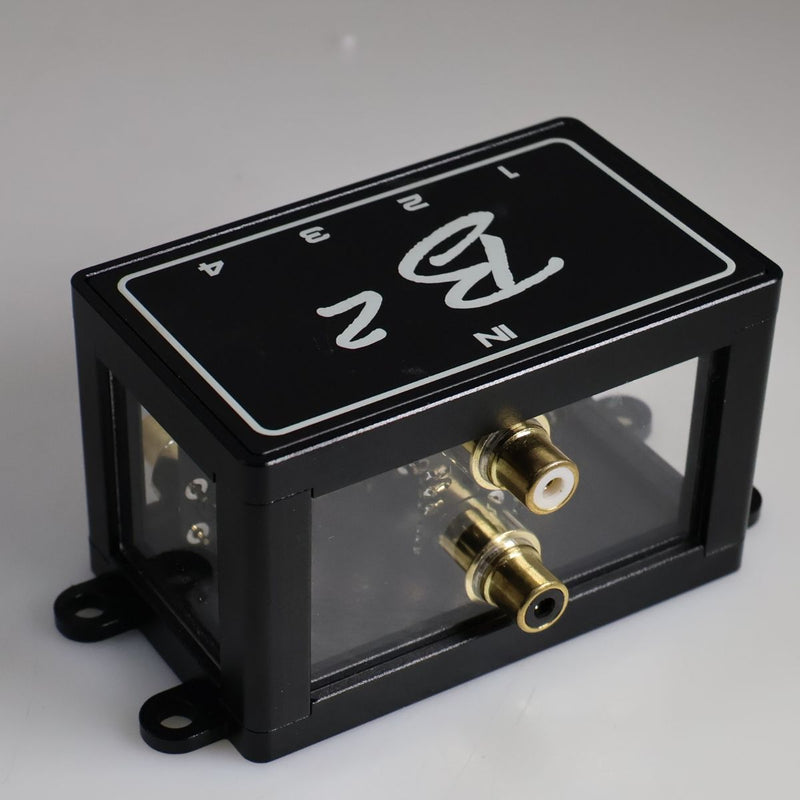 B2 Audio 1-to-4 Pair Cockbox RCA Splitter Distribution Block OPEN BOX