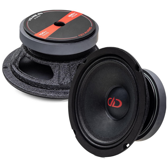 DD Audio Pair of 6.5 Inch 300 Watts 2-Ohm Mid-Range Speakers VO-M6.5b-S2