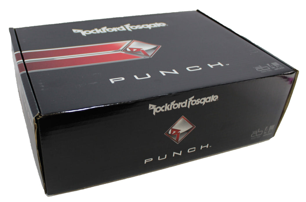 Rockford Fosgate Punch 400W 4Channel Full-Range Class A/B Amplifier +Install Kit