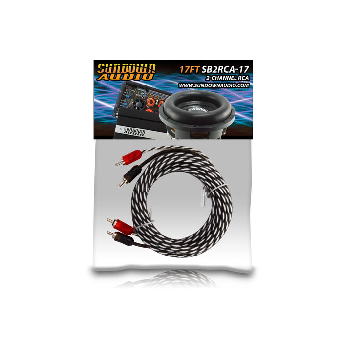 Sundown Audio 2 Channel SB Series RCA Interconnect Cables 3ft - 25ft