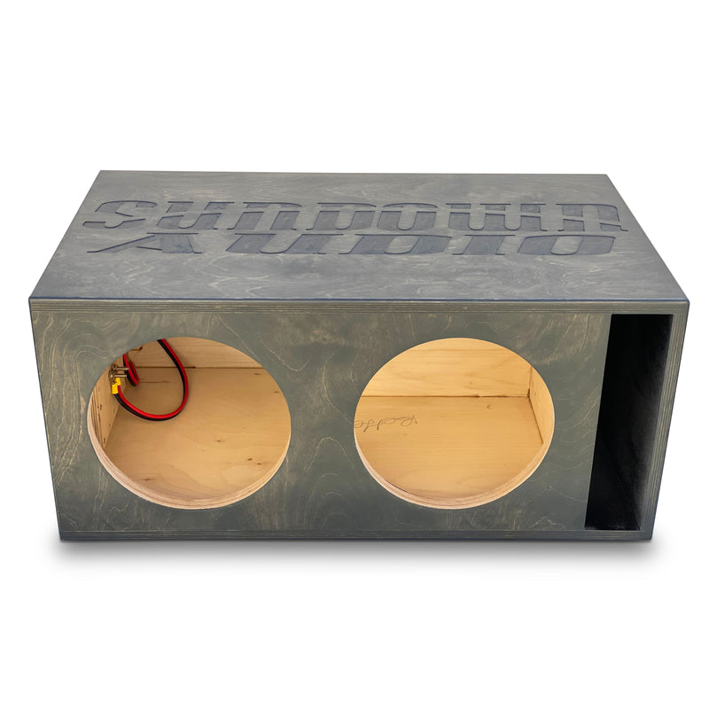 Dual 12" Birch Ported Subwoofer Box for Sundown v2 X Series