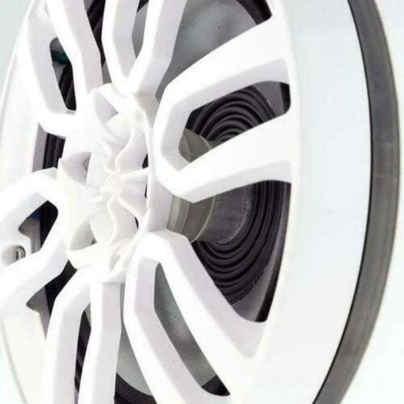 DS18 NXL6TPW 6.5" Marine Pod Tower Speakers 1" Compression Driver RGB 450W White