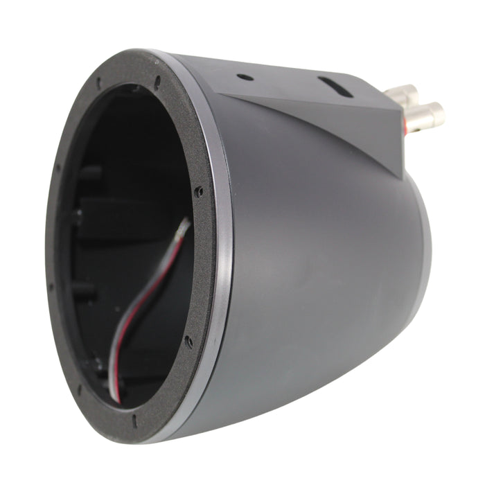 Audiopipe Compact Marine Tower Enclosures for 6" Speakers, LEDs & Tweeters Black