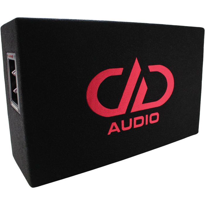 DD Audio SL600 Series 10" 600W RMS S1-Ohm Slim Down Firing Enclosure