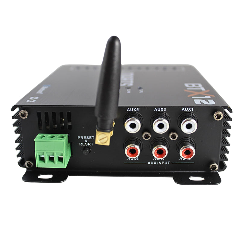 Marts Digital 4v 6 Input /12 Output Channels Bluetooth Android/iOS BTX12 DSP