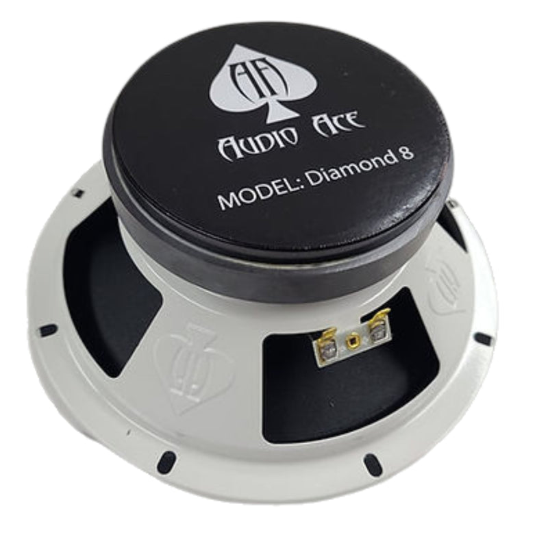 Audio Ace Pair of Diamond 8" 150 Watt RMS 4 Ohm Midrange Pro Car Audio Loudspeakers
