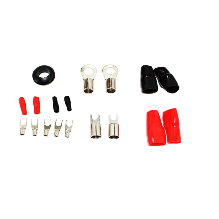 DS18 OFC Copper 4GA Power Install Kit for Amplifier w/ Fuse Holder OFCKIT4