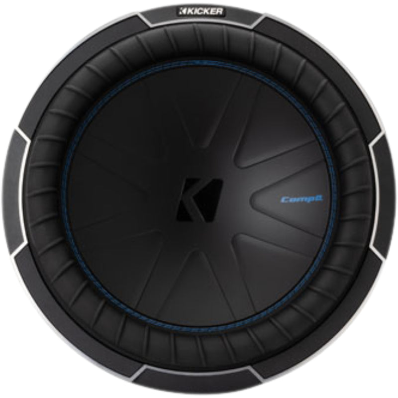 12" 5000W RMS 2-Ohm Dual Voice Coil Subwoofer Kicker CompQ Series 51CWQ122