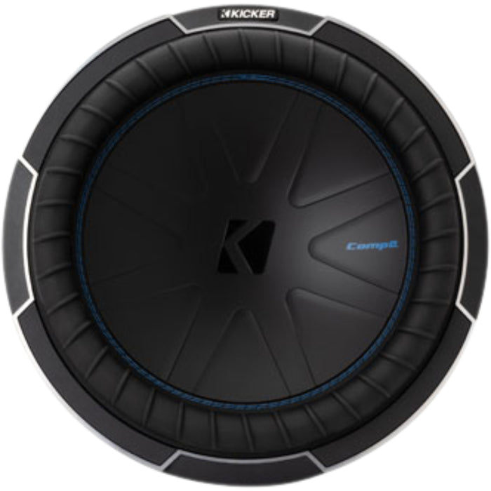 12" 5000W RMS 2-Ohm Dual Voice Coil Subwoofer Kicker CompQ Series 51CWQ122