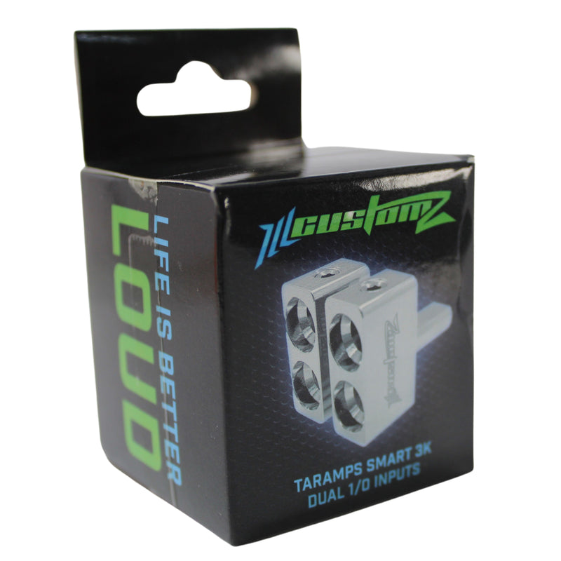 ILL Customz Dual 1/0 to Single 1/0 GA SMART Taramps 3K Amplifier Input Adapters.
