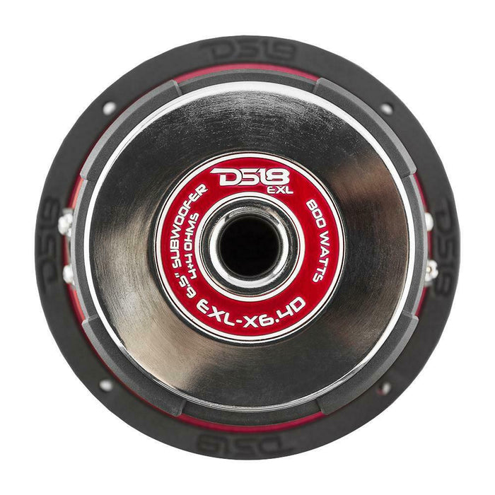 DS18 6.5" EXL series Dual Voice Coil 4 Ohm 800 Watts Max Subwoofer EXL-X6.4D