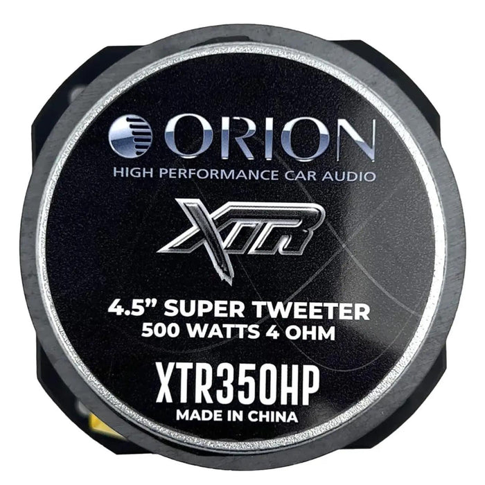 3.5" 4-Ohm 125 Watt RMS Bullet Super Tweeters Orion XTR Pro XTR350HP Pair