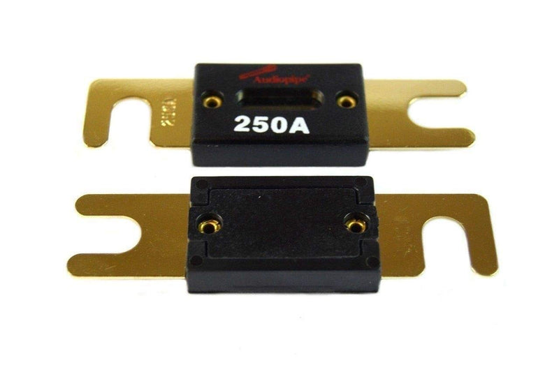 Audiopipe 225 Amp 32V Gold Plated ANL Car Audio Fuse Pair AP-ANL-225A