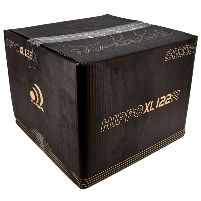 Massive Audio 12" 6000 Watt Subwoofer Dual 2 Ohm Voice Coil HIPPOXL122R