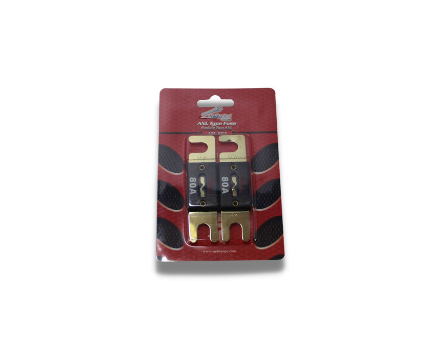 Audiopipe 80 Amp 32V Gold Plated ANL Car Audio Fuses AP-ANL-80A