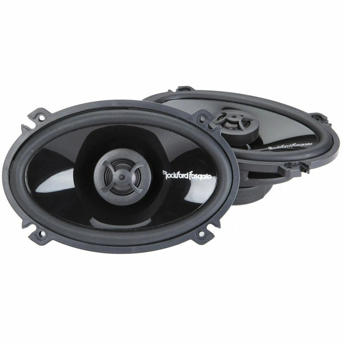 4x6" 140W 4 Ohm 2-Way Coaxial Full Range Speakers Rockford Fosgate Series Pair