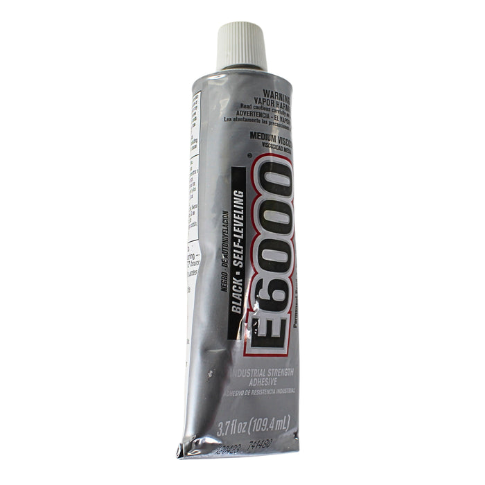 3.7 fl oz E6000 Black Industrial Strength Self Leveling Waterproof Adhesive