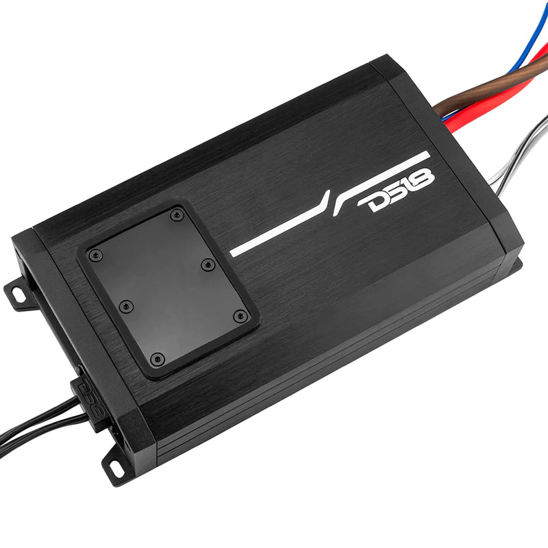 2-Channel 1000 Watt 4-Ohm Compact Marine Amplifier DS18 Hydro OPEN BOX
