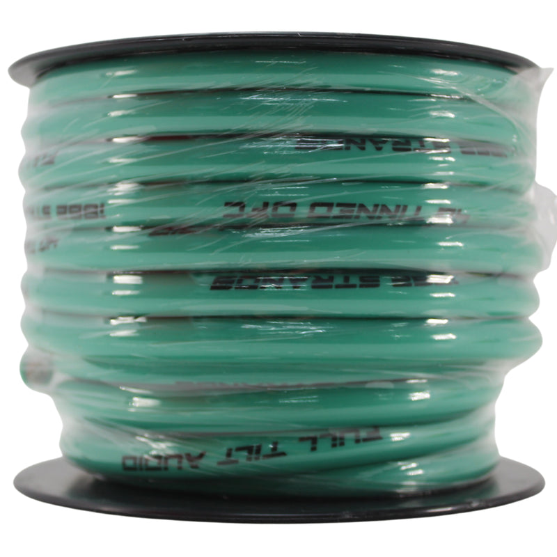 Full Tilt Audio 4GA Tinned OFC Power/Ground Wire Teal Lot Cut By The Foot