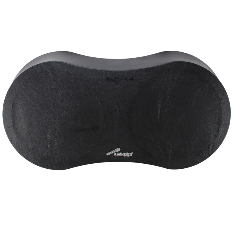 Dual 8" Wood Vinyl Covered Rear Deck Speaker Pod - Black