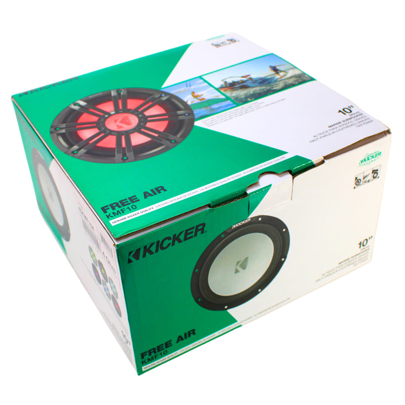 Kicker 10" Marine Grade Weather-Proof Freeair Subwoofer 2-Ohm 350W Peak 45KMF102