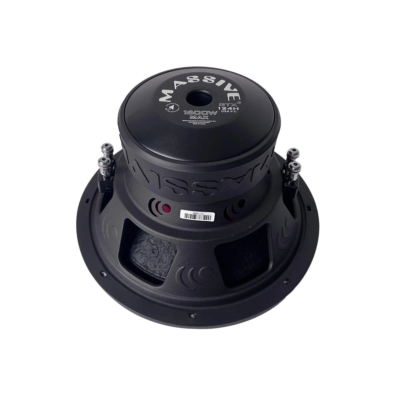 Massive Audio 12" Dual 4-Ohm 800 Watts RMS Subwoofer