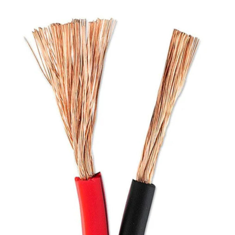 DS18 SW-12GA-100RB 12-GA CCA Ultra Flex Speaker Wire 100 Ft Red/Black Roll