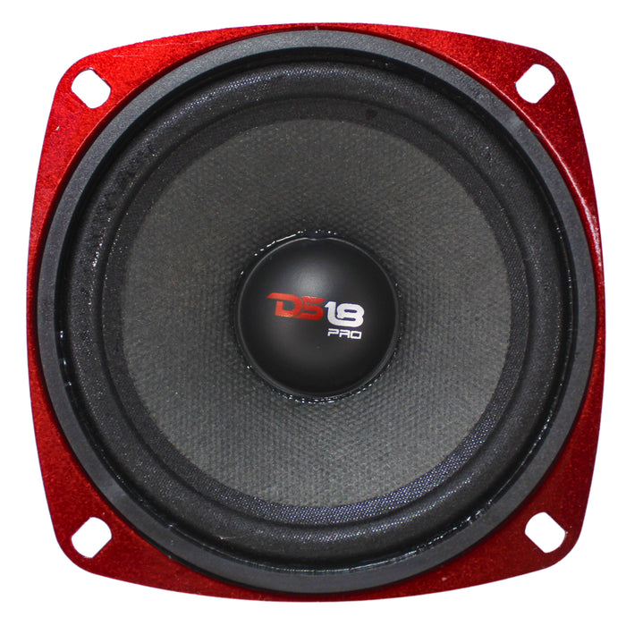 DS18 PRO-X4M 4" Mid Range Loud Speaker 200 Watt 8 Ohm Pro Car Audio