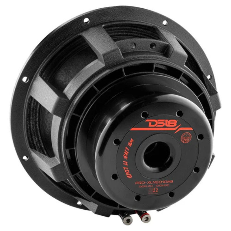 DS18 PRO 10" Neodymium Mid-Bass Loudspeaker 1000 Watts RMS 8-Ohm PRO-XLNEO10MB