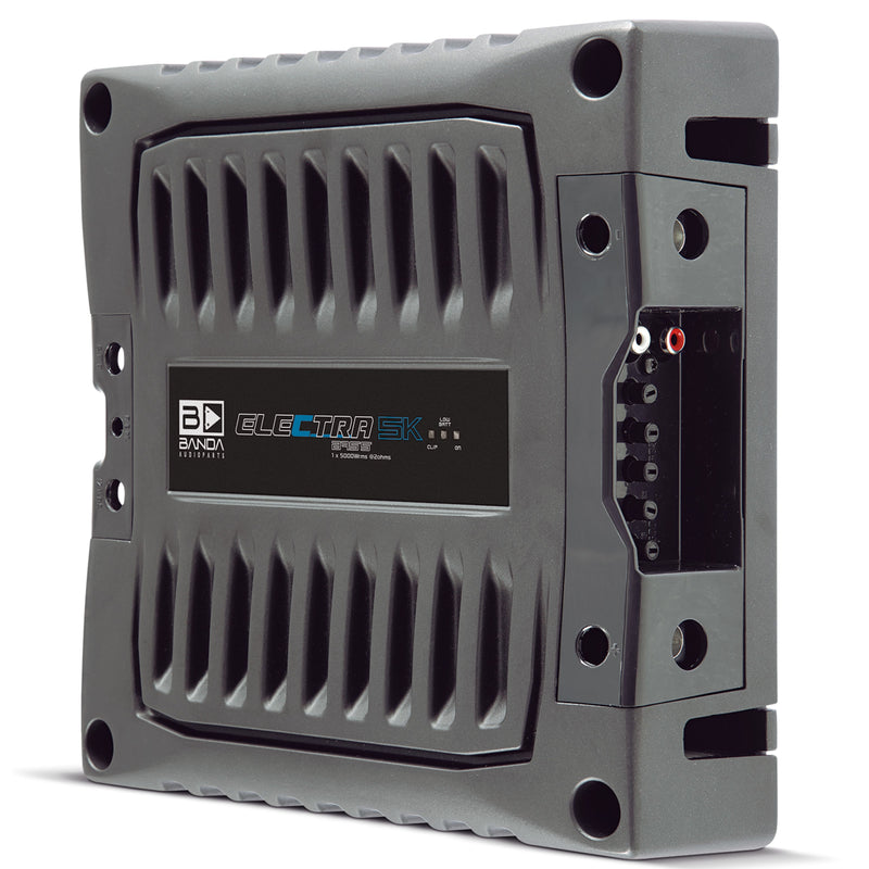 Banda ELECTRA Line Aluminum Brazilian 5000 Watt 2-Ohm Monoblock Bass Amplifier