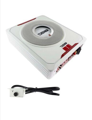 8" 600W Under-Seat Car Sub woofer Powered Bass Amplifier Slim DS18 SQBASS