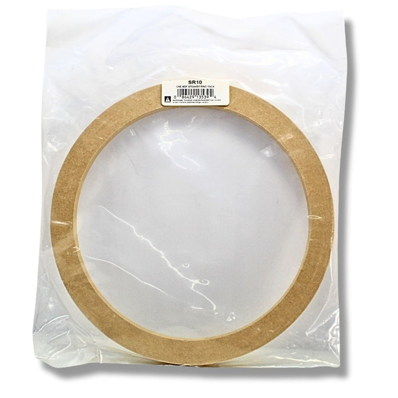 Install Bay 10" High Quality Wood MDF Speaker Spacer Ring Single 3/4" Depth SR10