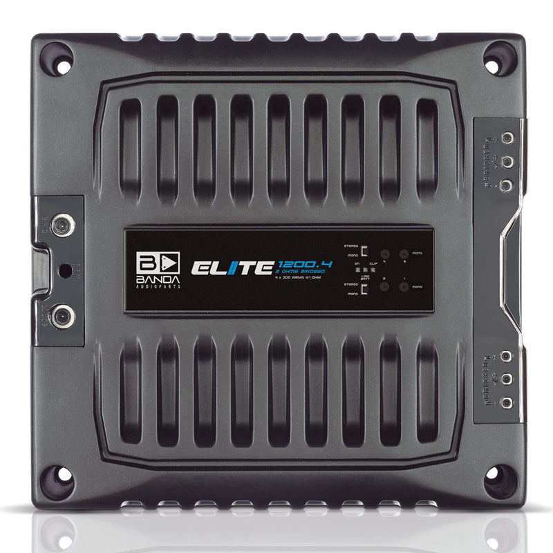 Banda ELITE Line Full Range 1200 Watt 1-Ohm 4-Channel Brazilian Amplifier