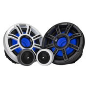 Kicker MSS65 6.5" Marine Component Speakers with RGBW LED lighting deliver premium sound, UV and saltwater resistance, and lasting style. Speaker/Tweeter Pair View