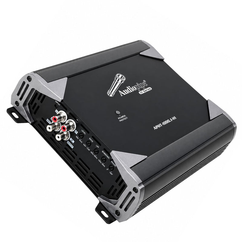 Audiopipe 1000W RMS  2 Ohms Class D Monoblock Car Subwoofer Amplifier