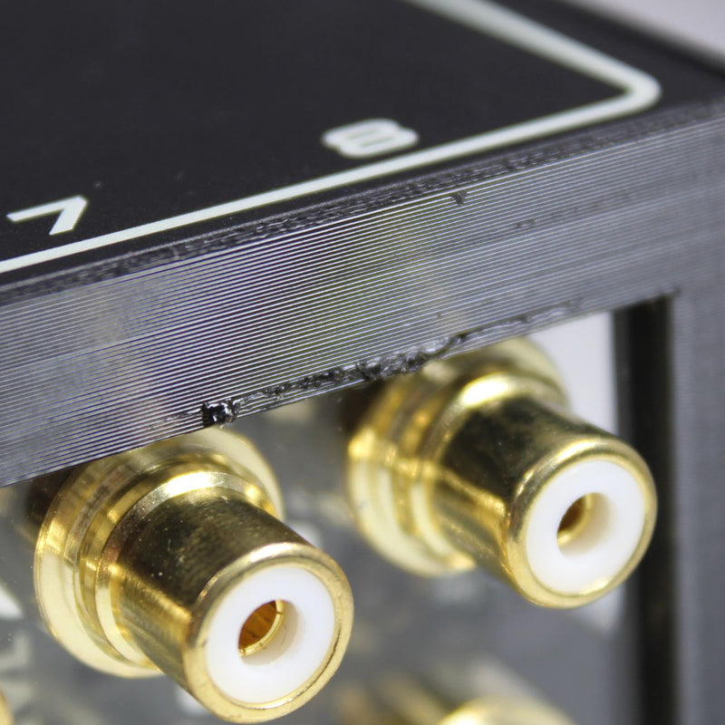Big Jeff Audio 1-to-8 Pair Cockbox RCA Splitter Distribution Block OPEN BOX