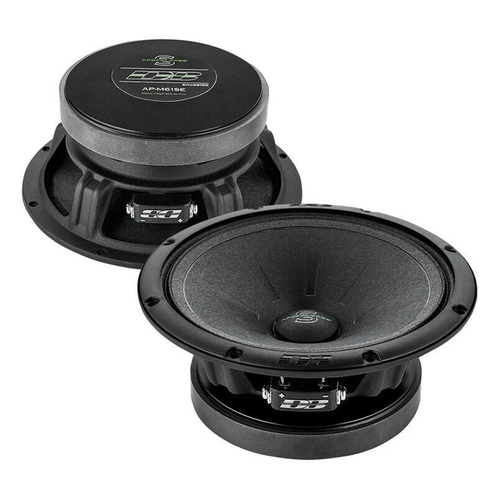 Pair of Deaf Bonce 6.5 Midrange Speakers 520W 4 Ohm w/ 1" Bullet Tweeters 160W