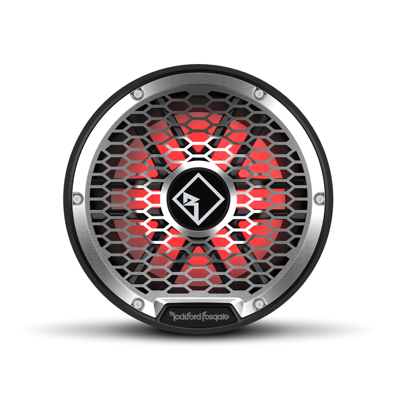 Rockford 12" Color Optix 2 Ohm DVC 1600W Peak Infinite Baffle Marine Subwoofer